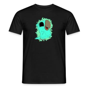 Papagei - Männer T-Shirt - Schwarz - Vorne - AI Model Male 178 light (178cm)