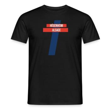 Hégenheim Elsass Hégenheim Souvenir - Männer T-Shirt - Schwarz - Vorne - AI Model Male 178 light (178cm)