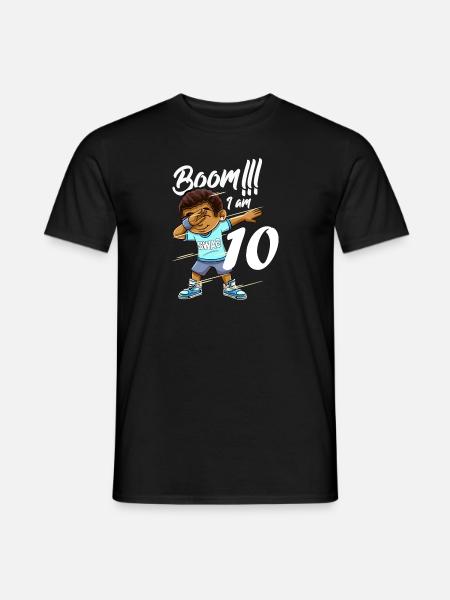 Boom Im 10-letni czarny chłopiec dabbing - Mænd T-shirt - sort