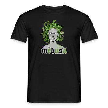 medusa - T-shirt homme - noir - Devant - AI Model Male 178 light (178cm)