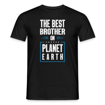 Bester Bruder Spruch - Männer T-Shirt - Schwarz - Vorne - AI Model Male 178 light (178cm)