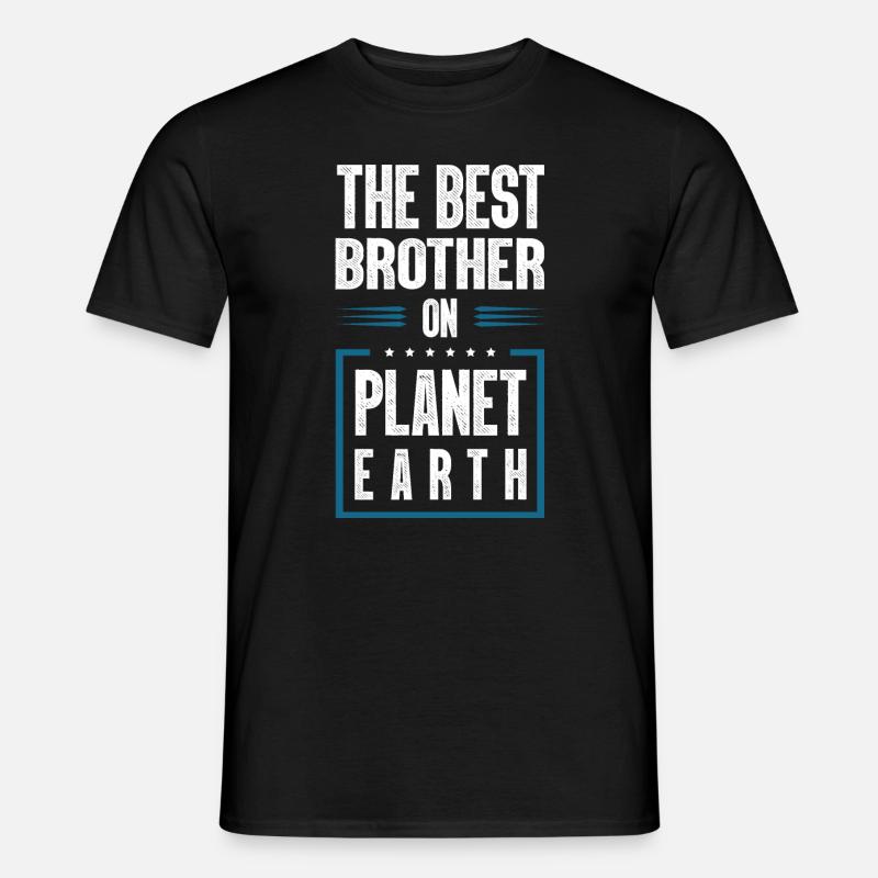 Bester Bruder Spruch - Männer T-Shirt - Schwarz