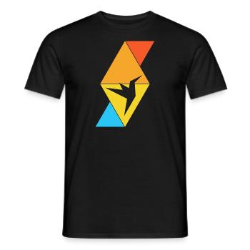 Colibri - T-shirt homme - noir - Devant - AI Model Male 178 light (178cm)