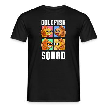 Lunettes de soleil Goldfish Squad Team Fish Ironic - T-shirt homme - noir - Devant - AI Model Male 178 light (178cm)