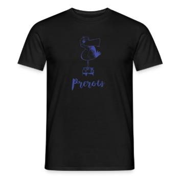 Moewe Prerow - Männer T-Shirt - Schwarz - Vorne - AI Model Male 178 light (178cm)