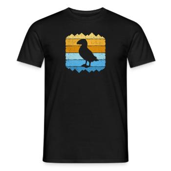 Puffin Papageitaucher Papageientaucher Island - Männer T-Shirt - Schwarz - Vorne - AI Model Male 178 light (178cm)