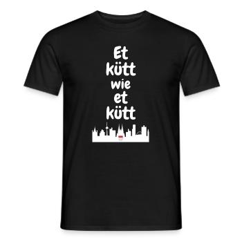 Carnaval Cologne Cologne Loi fondamentale Lustig Alaaf - T-shirt homme - noir - Devant - AI Model Male 178 light (178cm)