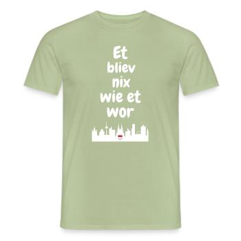 Karneval Köln Kölle Alaaf Kölsches Grundgesetz Fun - T-shirt homme - vert sauge - Devant - AI Model Male 178 light (178cm)
