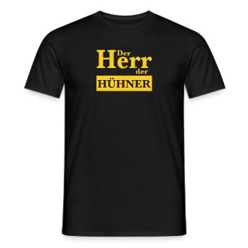 Hühner Huhn Henne Hahn Küken Eier Hühnerstall Farm - Männer T-Shirt - Schwarz - Vorne - AI Model Male 178 light (178cm)