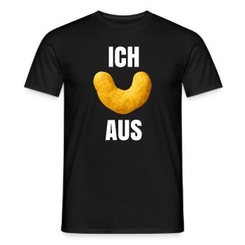 Ich flip aus lustiger Spruch witzige Sprüche - Männer T-Shirt - Schwarz - Vorne - AI Model Male 178 light (178cm)