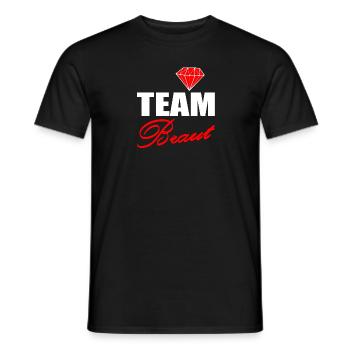 JGA - Männer T-Shirt - Schwarz - Vorne - AI Model Male 178 light (178cm)