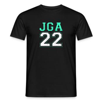 JGA Junggesellenabschied 2022 Hochzeit Bräutigam - Männer T-Shirt - Schwarz - Vorne - AI Model Male 178 light (178cm)