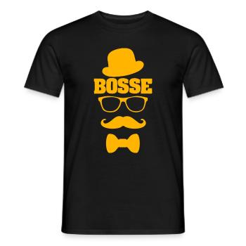 Patrons moustachus - T-shirt homme - noir - Devant - AI Model Male 178 light (178cm)