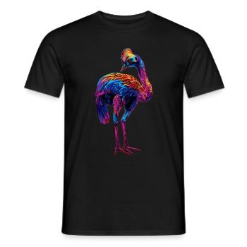Kasuar - Männer T-Shirt - Schwarz - Vorne - AI Model Male 178 light (178cm)