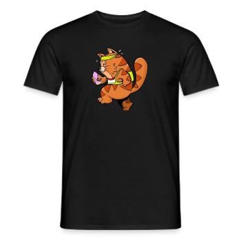 Marathon Cats Jogger - T-shirt homme - noir - Devant - AI Model Male 178 light (178cm)