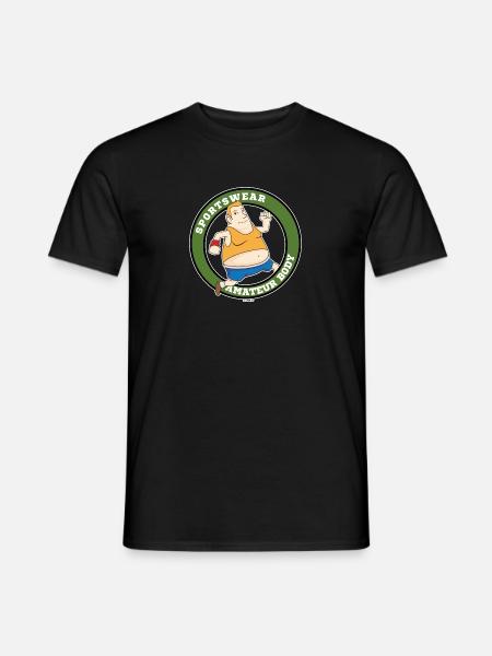 Amateur body for color background - Men's T-Shirt - black