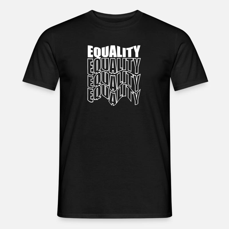 Equality - Männer T-Shirt - Schwarz