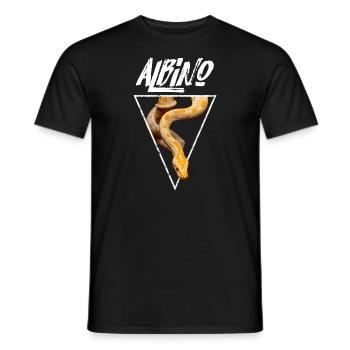 Burmesische Pythonschlange Besitzer - Männer T-Shirt - Schwarz - Vorne - AI Model Male 178 light (178cm)