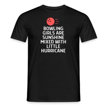 Bowlen Sprüche Bowling Bowler Kegeln Geschenk - Männer T-Shirt - Schwarz - Vorne - AI Model Male 178 light (178cm)