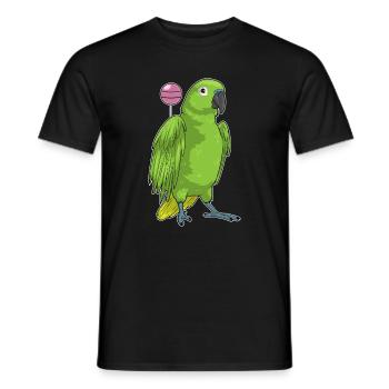 Perroquet Sucette - T-shirt homme - noir - Devant - AI Model Male 178 light (178cm)