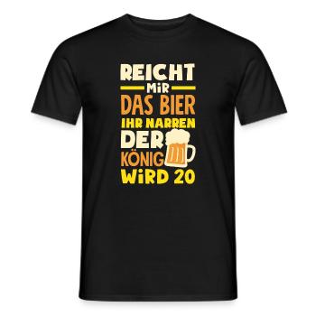 Lustiges Geschenk Zum 20. Geburtstag - Männer T-Shirt - Schwarz - Vorne - AI Model Male 178 light (178cm)