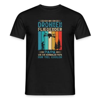 Accessoires de pilote de drone Drone Pilote de drone Cadeau - T-shirt homme - noir - Devant - AI Model Male 178 light (178cm)
