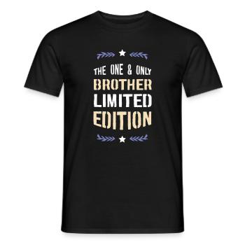 Le Frère Unique – Édition Limitée - T-shirt homme - noir - Devant - AI Model Male 178 light (178cm)