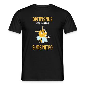 Abeille comique drôle Sumsimitpo - T-shirt homme - noir - Devant - AI Model Male 178 light (178cm)