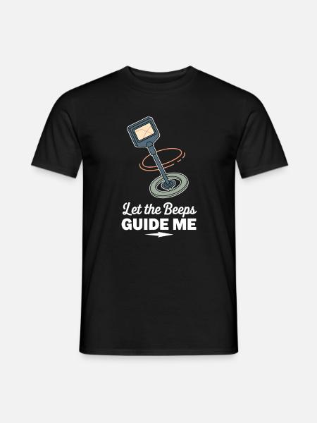 Introverted metal detector hobbyist - Men's T-Shirt - black