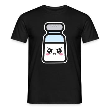 sel - T-shirt homme - noir - Devant - AI Model Male 178 light (178cm)