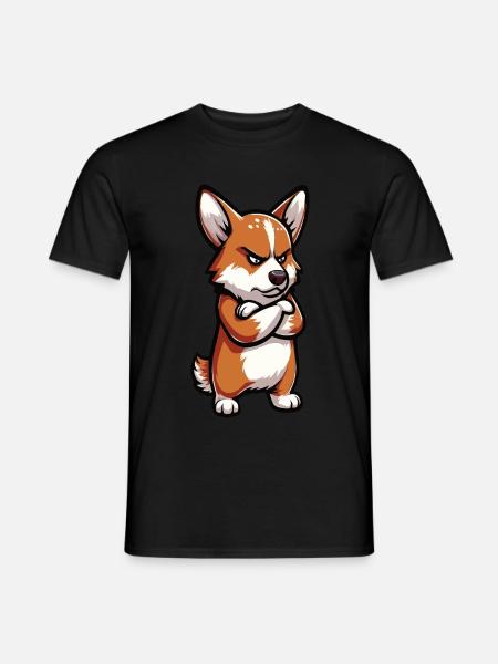 Corgi Corgi Gallois Corgi Corgi Propriétaire Corgi Corgi - T-shirt homme - noir