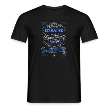 Eisbader Spruch Winter Gesundheit Eis Geschenk - Männer T-Shirt - Schwarz - Vorne - AI Model Male 178 light (178cm)