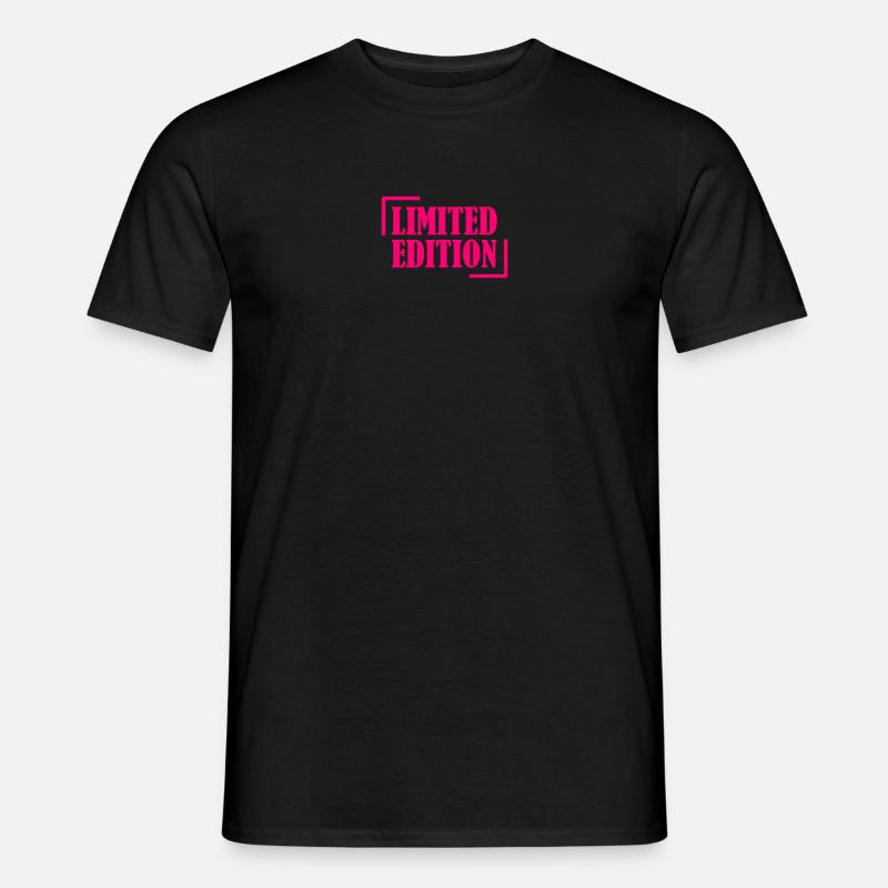 limited edition. - Männer T-Shirt - Schwarz