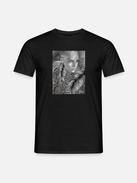 Feather - Men's T-Shirt - black