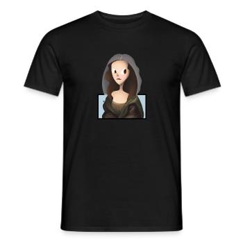 Monnalisa - Männer T-Shirt - Schwarz - Vorne - AI Model Male 178 light (178cm)