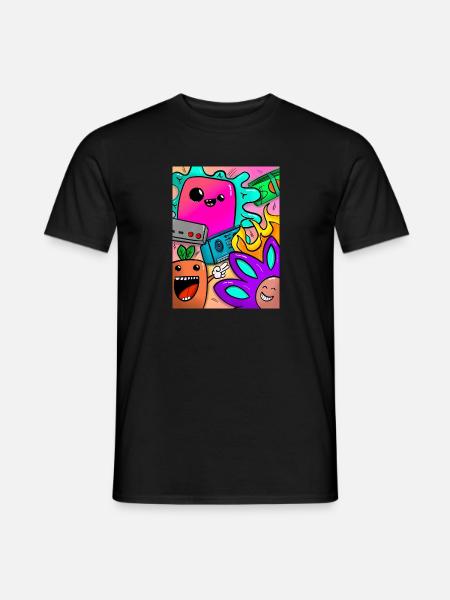 Kawaii fun - Männer T-Shirt - Schwarz