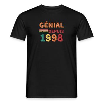 Großartig seit 1998 - Männer T-Shirt - Schwarz - Vorne - AI Model Male 178 light (178cm)