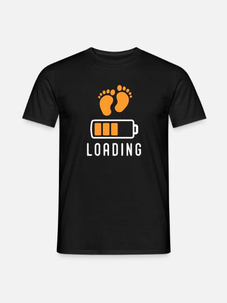 FUTURE PAPA MOTHER birth - Men's T-Shirt - black