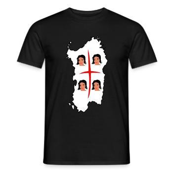 Sardinia 4 More Sexy - Men's T-Shirt - black - Front - AI Model Male 178 light (178cm)