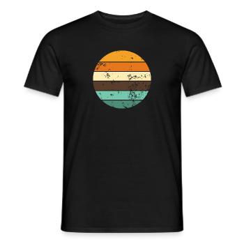 Summer Sunset - Männer T-Shirt - Schwarz - Vorne - AI Model Male 178 light (178cm)