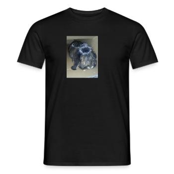 Kaninchen - Männer T-Shirt - Schwarz - Vorne - AI Model Male 178 light (178cm)