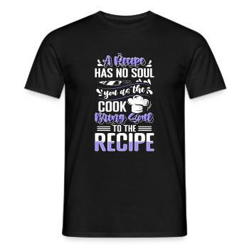 Cooking Chef Cooking Spoon - Men's T-Shirt - black - Front - AI Model Male 178 light (178cm)