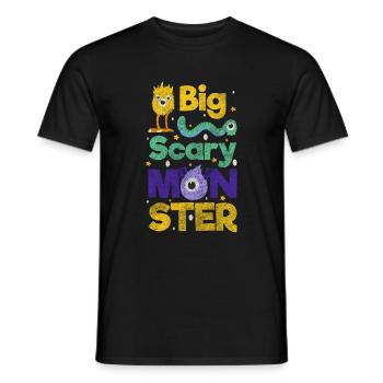Horror Comic Figure Cute - Men's T-Shirt - black - Front - AI Model Male 178 light (178cm)