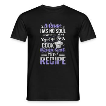 Cuisine Gastronomie Délicieuse Marmite - T-shirt homme - noir - Devant - AI Model Male 178 light (178cm)