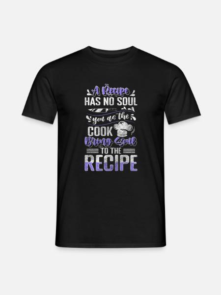 Kitchen Gastronomy Delicious Cooking pot - Men's T-Shirt - black