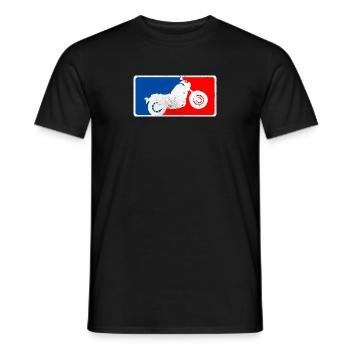 CMX500 Rebel MLB Motorcycle Cruiser Bobber - Men's T-Shirt - black - Front - AI Model Male 178 light (178cm)