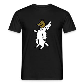 Wolf in Sheep's Clothing - Men's T-Shirt - black - Front - AI Model Male 178 light (178cm)