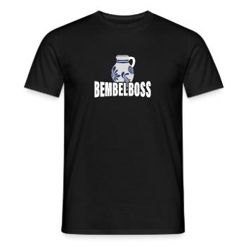 Bembelboss Apfelwein Äppler Ebbelwoi - Männer T-Shirt - Schwarz - Vorne - AI Model Male 178 light (178cm)