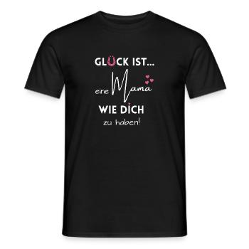 liebevolles Geschenk für die Mama zum Muttertag - Männer T-Shirt - Schwarz - Vorne - AI Model Male 178 light (178cm)