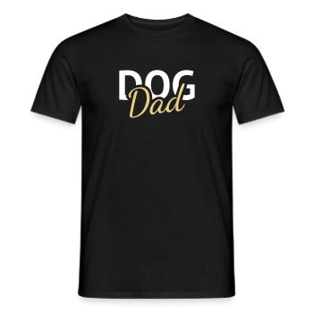 Dog Dad Hund - Männer T-Shirt - Schwarz - Vorne - AI Model Male 178 light (178cm)
